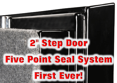 Sportsman Safes 2" Step Door Five Point Seal System First Ever