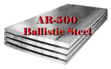AR-500 ballistic steel for vault door